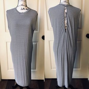 Striped Midi Dress